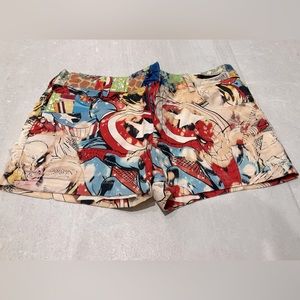 Comic handmade short shorts